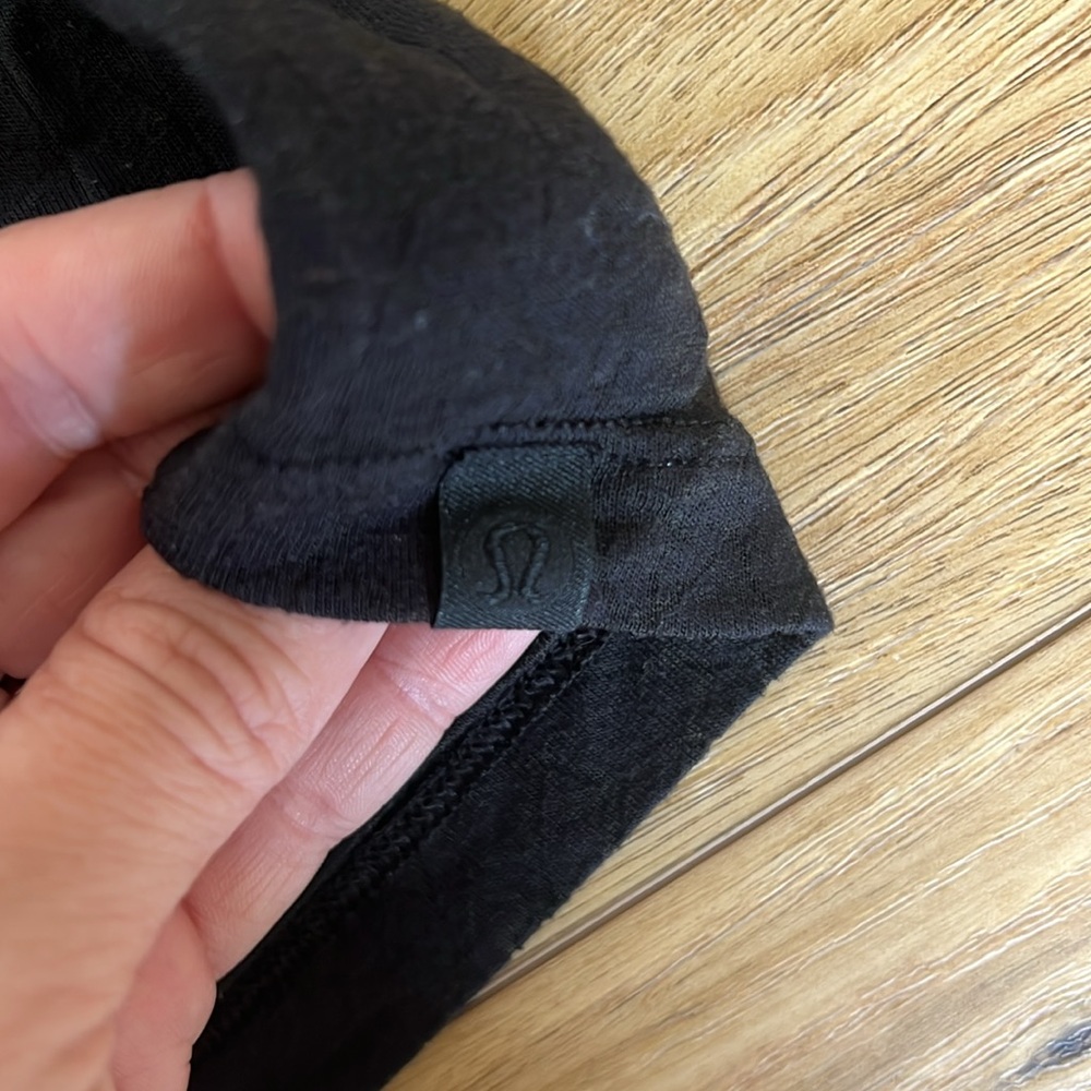 Lululemon Cates Crop Tee Black Burnout Veil 6 - Picture 3 of 6
